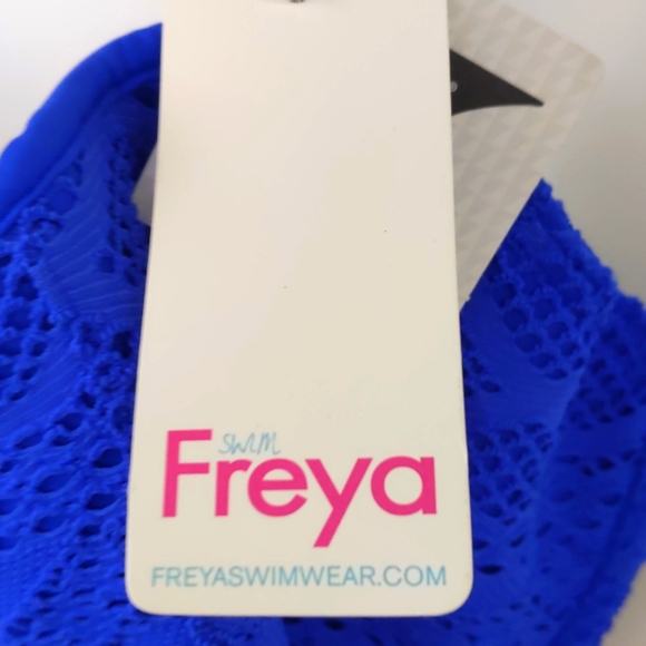 Freya Sundance Sweetheart Padded Bikini Top. Cobalt Blue. Multiple Sizes. - Picture 4 of 6